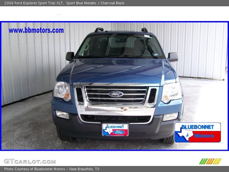 Sport Blue Metallic / Charcoal Black 2009 Ford Explorer Sport Trac XLT