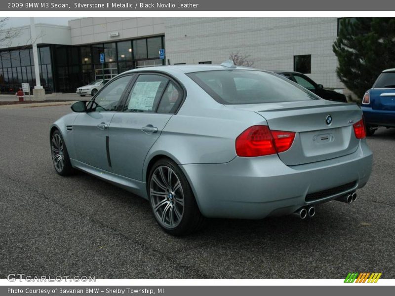 Silverstone II Metallic / Black Novillo Leather 2009 BMW M3 Sedan