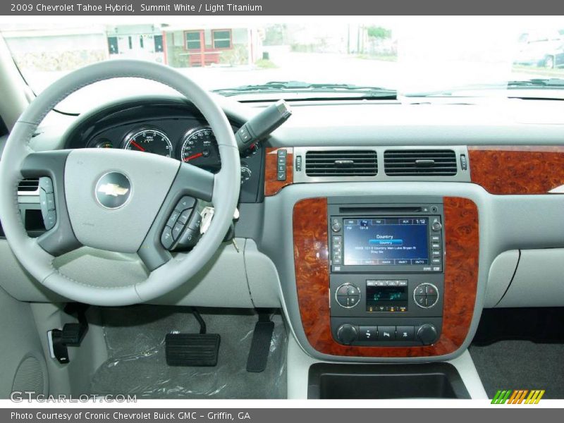 Summit White / Light Titanium 2009 Chevrolet Tahoe Hybrid