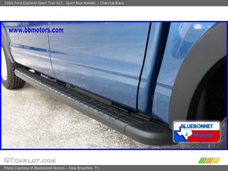 Sport Blue Metallic / Charcoal Black 2009 Ford Explorer Sport Trac XLT