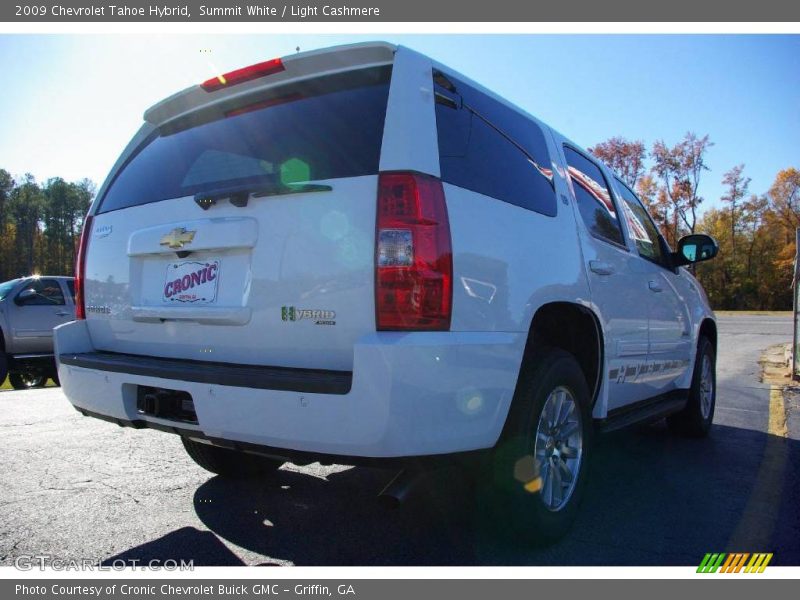Summit White / Light Cashmere 2009 Chevrolet Tahoe Hybrid