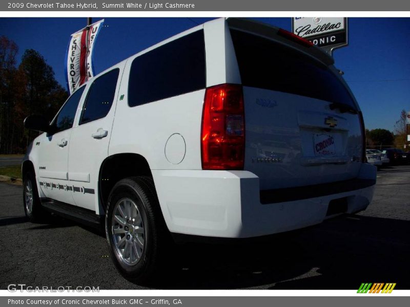 Summit White / Light Cashmere 2009 Chevrolet Tahoe Hybrid
