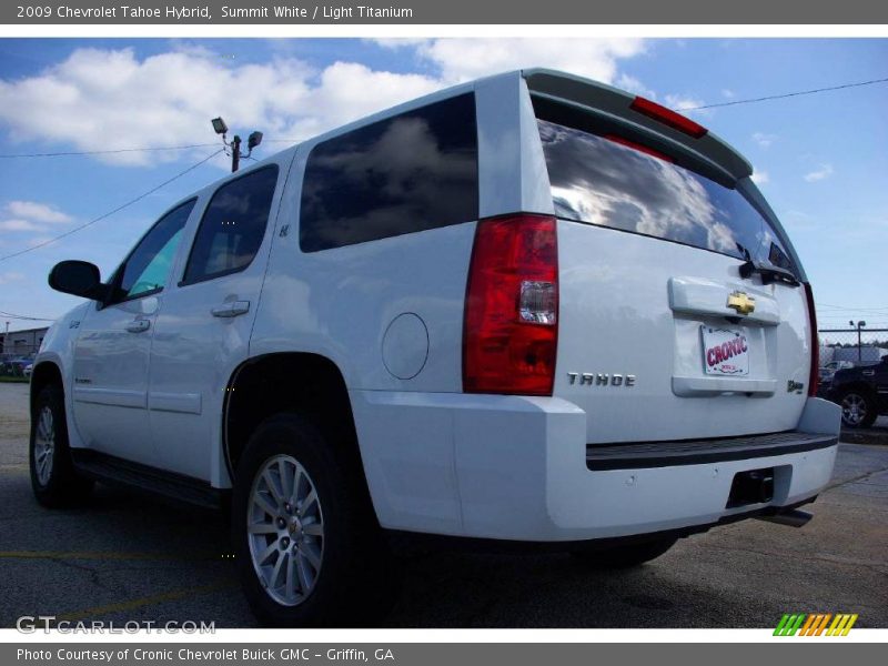 Summit White / Light Titanium 2009 Chevrolet Tahoe Hybrid