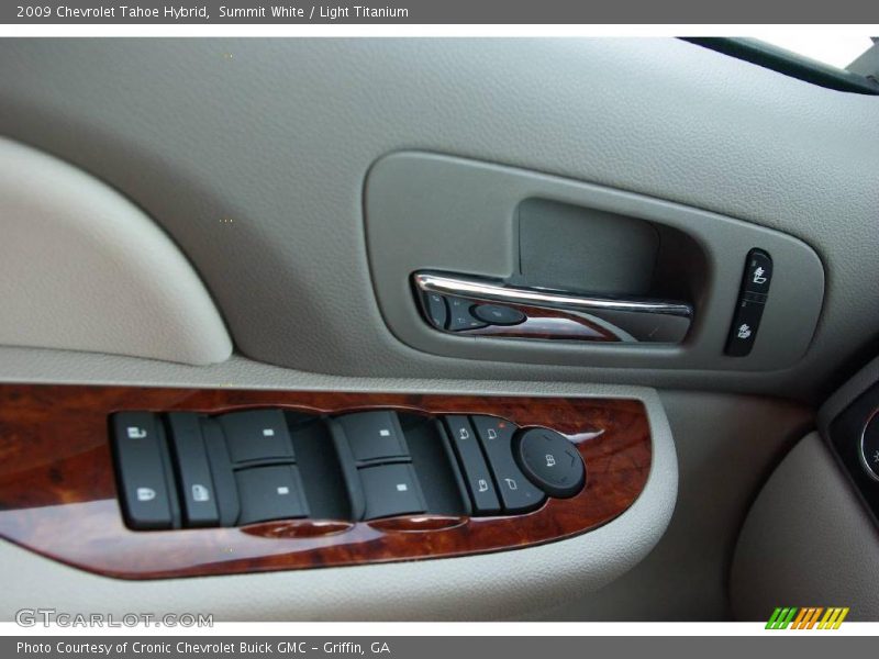Summit White / Light Titanium 2009 Chevrolet Tahoe Hybrid