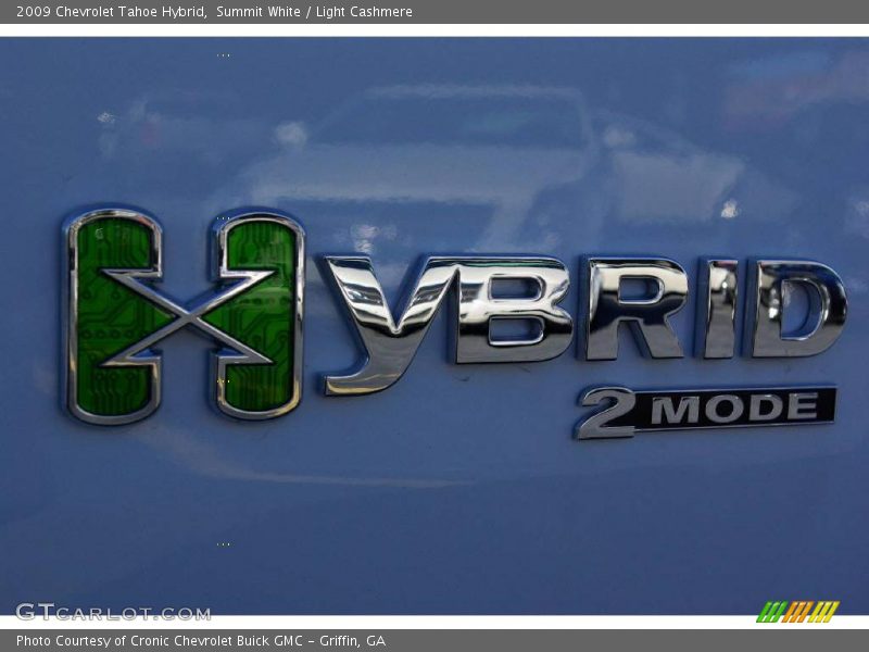 Summit White / Light Cashmere 2009 Chevrolet Tahoe Hybrid