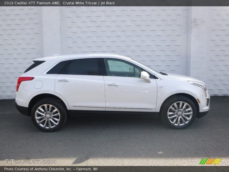 Crystal White Tricoat / Jet Black 2019 Cadillac XT5 Platinum AWD