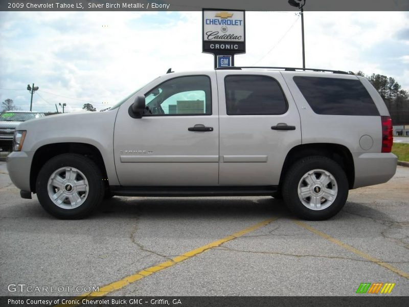 Silver Birch Metallic / Ebony 2009 Chevrolet Tahoe LS