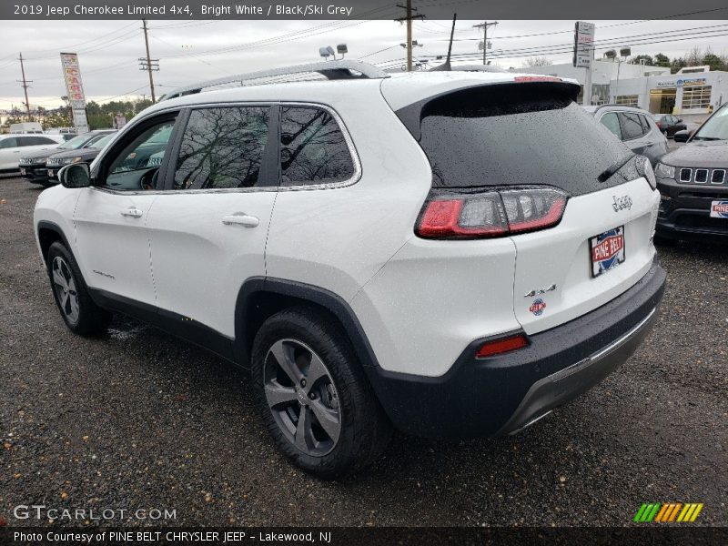 Bright White / Black/Ski Grey 2019 Jeep Cherokee Limited 4x4