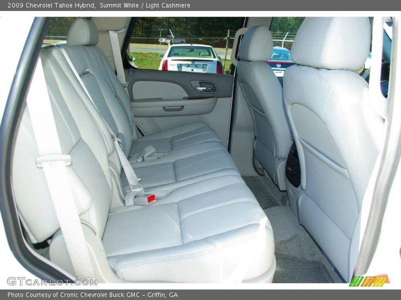 Summit White / Light Cashmere 2009 Chevrolet Tahoe Hybrid