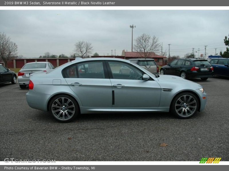 Silverstone II Metallic / Black Novillo Leather 2009 BMW M3 Sedan