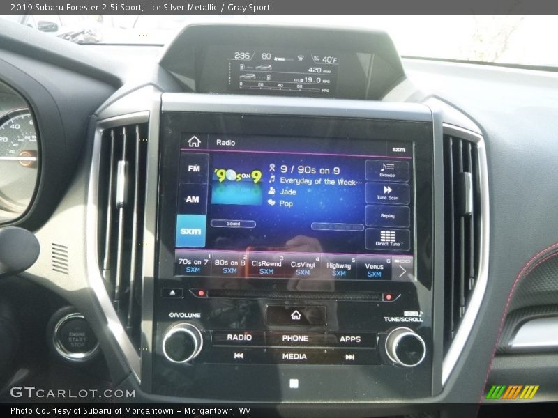 Ice Silver Metallic / Gray Sport 2019 Subaru Forester 2.5i Sport