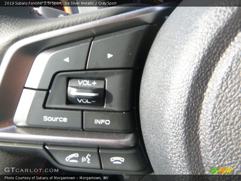 Ice Silver Metallic / Gray Sport 2019 Subaru Forester 2.5i Sport