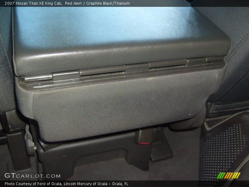 Red Alert / Graphite Black/Titanium 2007 Nissan Titan XE King Cab
