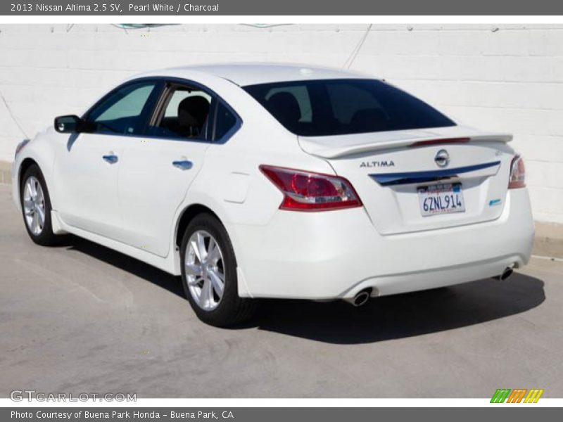 Pearl White / Charcoal 2013 Nissan Altima 2.5 SV