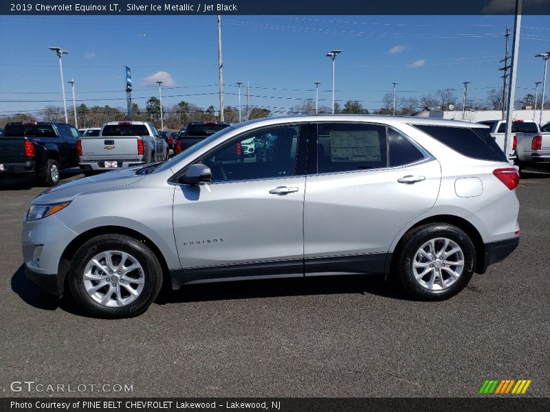 Silver Ice Metallic / Jet Black 2019 Chevrolet Equinox LT