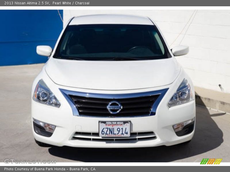 Pearl White / Charcoal 2013 Nissan Altima 2.5 SV