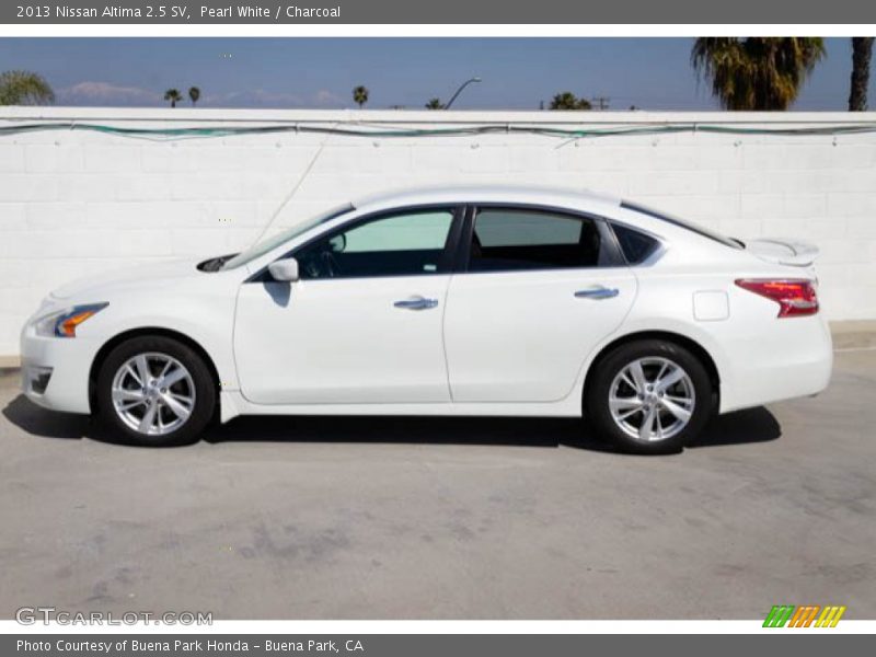 Pearl White / Charcoal 2013 Nissan Altima 2.5 SV