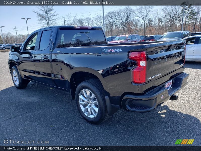 Black / Jet Black 2019 Chevrolet Silverado 1500 Custom Double Cab 4WD