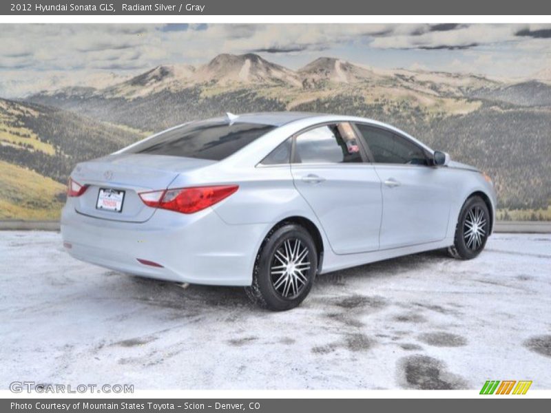 Radiant Silver / Gray 2012 Hyundai Sonata GLS