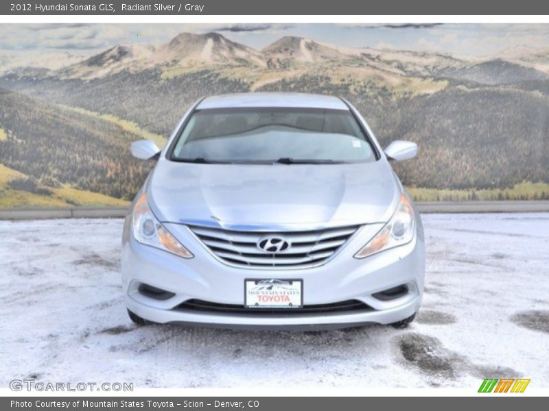 Radiant Silver / Gray 2012 Hyundai Sonata GLS