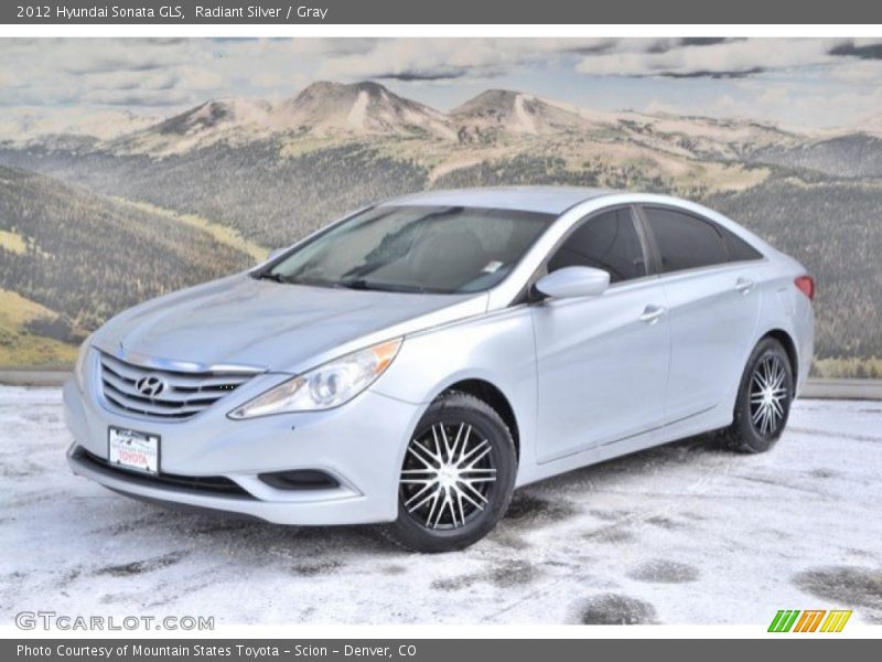 Radiant Silver / Gray 2012 Hyundai Sonata GLS
