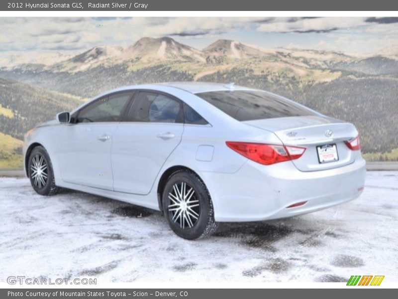 Radiant Silver / Gray 2012 Hyundai Sonata GLS