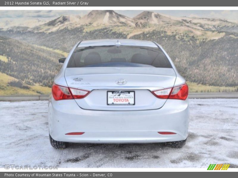 Radiant Silver / Gray 2012 Hyundai Sonata GLS