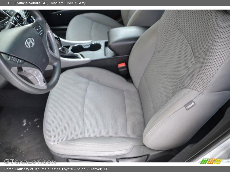 Radiant Silver / Gray 2012 Hyundai Sonata GLS