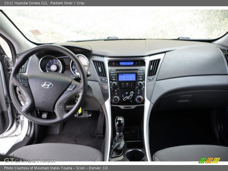 Radiant Silver / Gray 2012 Hyundai Sonata GLS