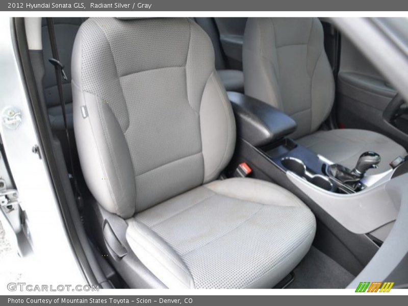Radiant Silver / Gray 2012 Hyundai Sonata GLS
