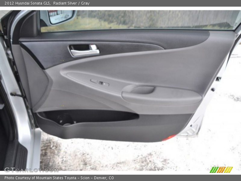Radiant Silver / Gray 2012 Hyundai Sonata GLS