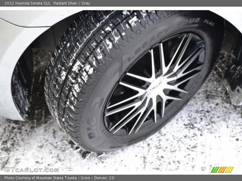 Radiant Silver / Gray 2012 Hyundai Sonata GLS