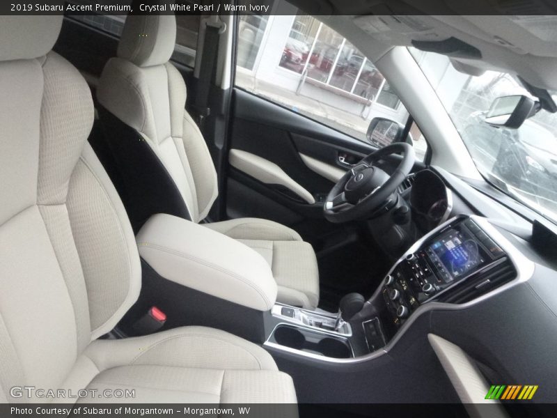 Crystal White Pearl / Warm Ivory 2019 Subaru Ascent Premium