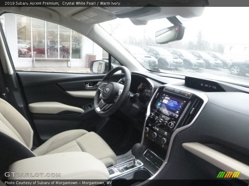 Crystal White Pearl / Warm Ivory 2019 Subaru Ascent Premium