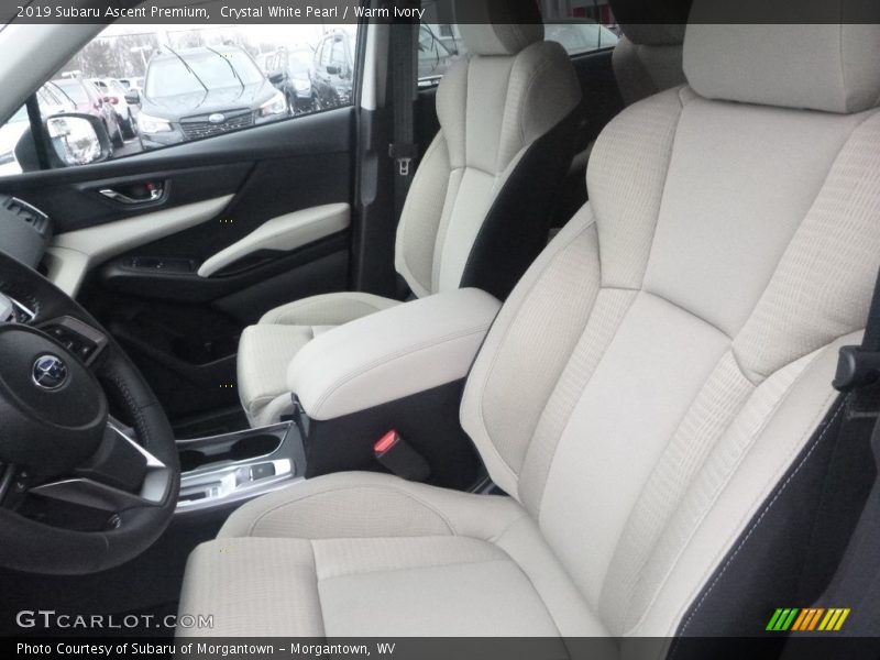 Crystal White Pearl / Warm Ivory 2019 Subaru Ascent Premium
