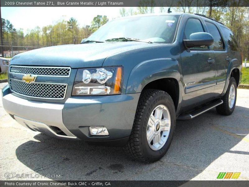 Blue Granite Metallic / Light Titanium 2009 Chevrolet Tahoe Z71