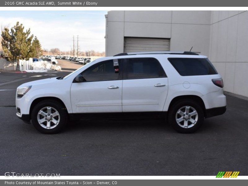 Summit White / Ebony 2016 GMC Acadia SLE AWD