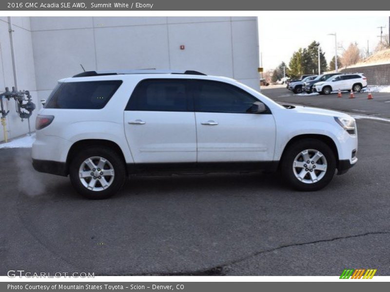 Summit White / Ebony 2016 GMC Acadia SLE AWD