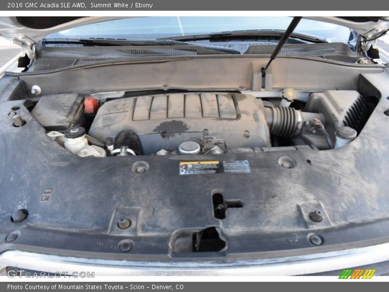 Summit White / Ebony 2016 GMC Acadia SLE AWD
