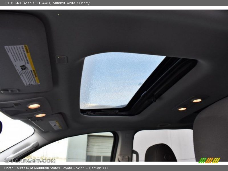 Summit White / Ebony 2016 GMC Acadia SLE AWD