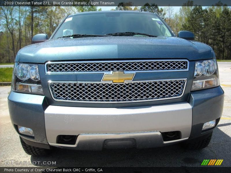 Blue Granite Metallic / Light Titanium 2009 Chevrolet Tahoe Z71