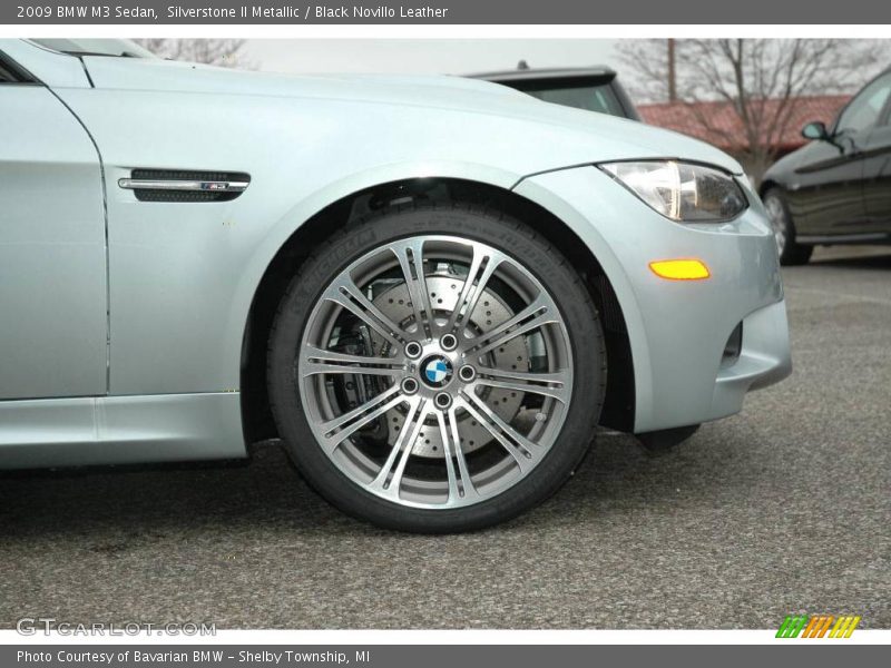Silverstone II Metallic / Black Novillo Leather 2009 BMW M3 Sedan