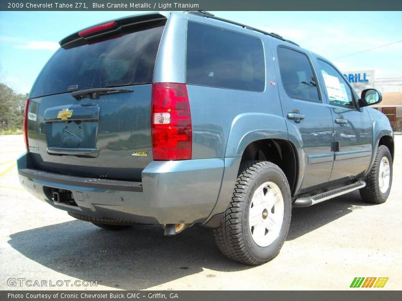 Blue Granite Metallic / Light Titanium 2009 Chevrolet Tahoe Z71