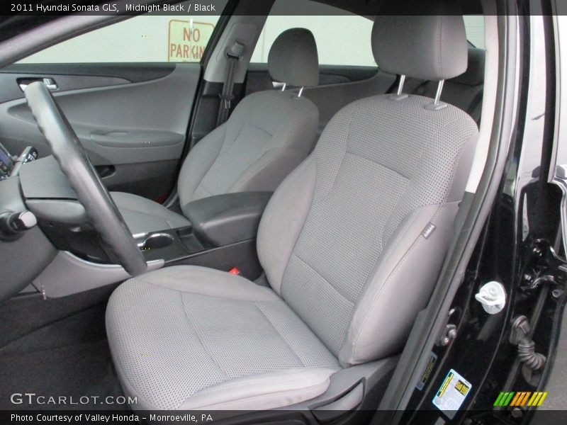Midnight Black / Black 2011 Hyundai Sonata GLS