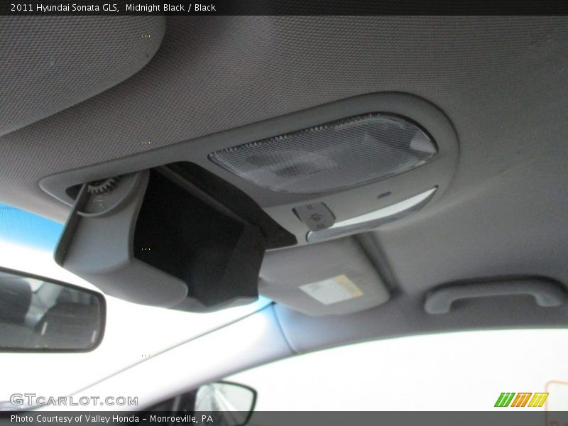 Midnight Black / Black 2011 Hyundai Sonata GLS