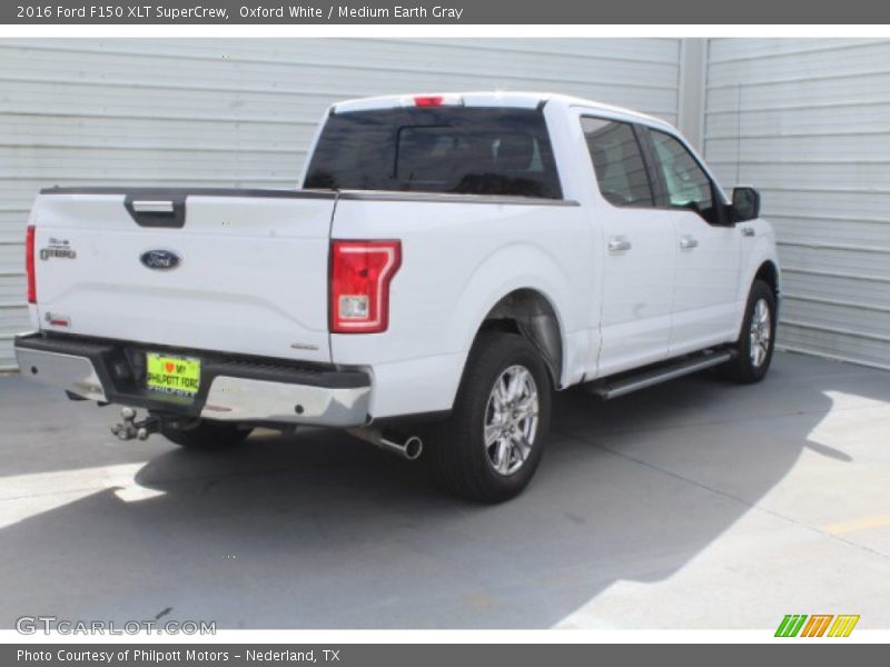 Oxford White / Medium Earth Gray 2016 Ford F150 XLT SuperCrew