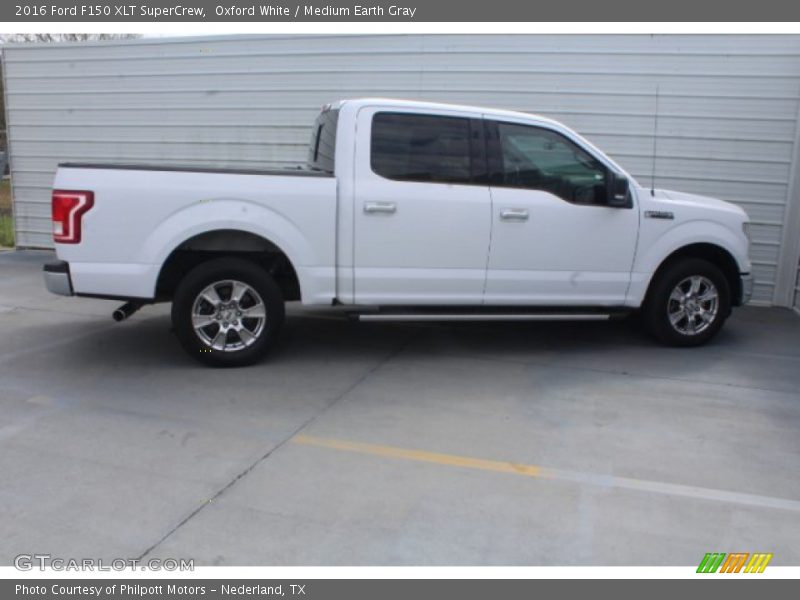 Oxford White / Medium Earth Gray 2016 Ford F150 XLT SuperCrew
