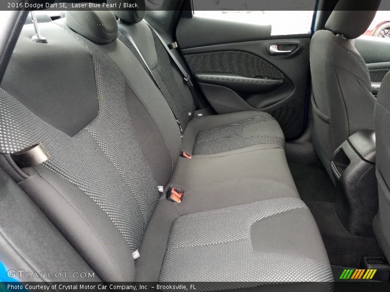 Laser Blue Pearl / Black 2016 Dodge Dart SE