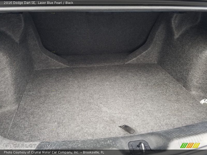 Laser Blue Pearl / Black 2016 Dodge Dart SE