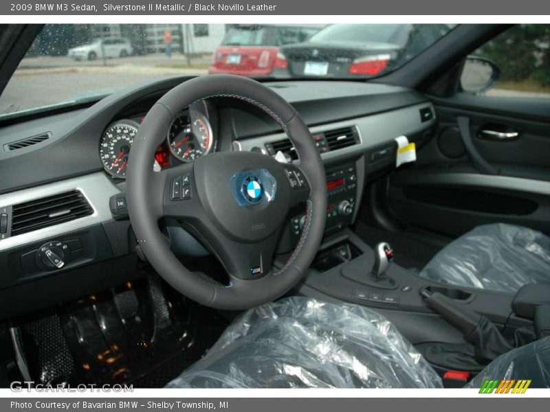 Silverstone II Metallic / Black Novillo Leather 2009 BMW M3 Sedan